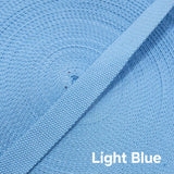 20mm (3/4") Cotton Canvas Webbing Solid Blues