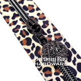 #5 Glidelåstrekk LOVE Leopard