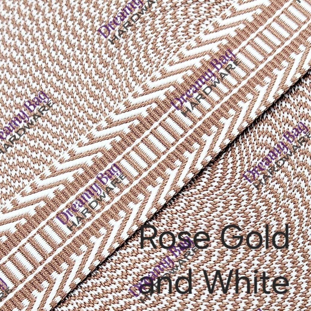 38mm (1.5") Poly/ Cotton patterned Canvas Webbing