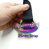 25 mm -38 mm oval baksidet stroppkobling