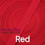 25mm (1") Binding Poly Reds Colours