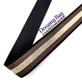 38 mm (1,5 tommer) glitterlerretsveving