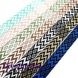 38 mm (1,5") Chevron Diamonds bomullskanvasnett