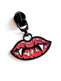#5 Vampirlippen mit Reißverschluss