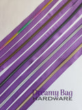 #3 and #5 Zipper Tape Purple with Coloured Nylon Teeth
