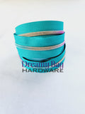 #3 and #5 Zipper Tape Aqua (Dark teal) with coloured nylon teeth