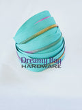 #3 and #5 Zipper Tape Teal with coloured nylon teeth