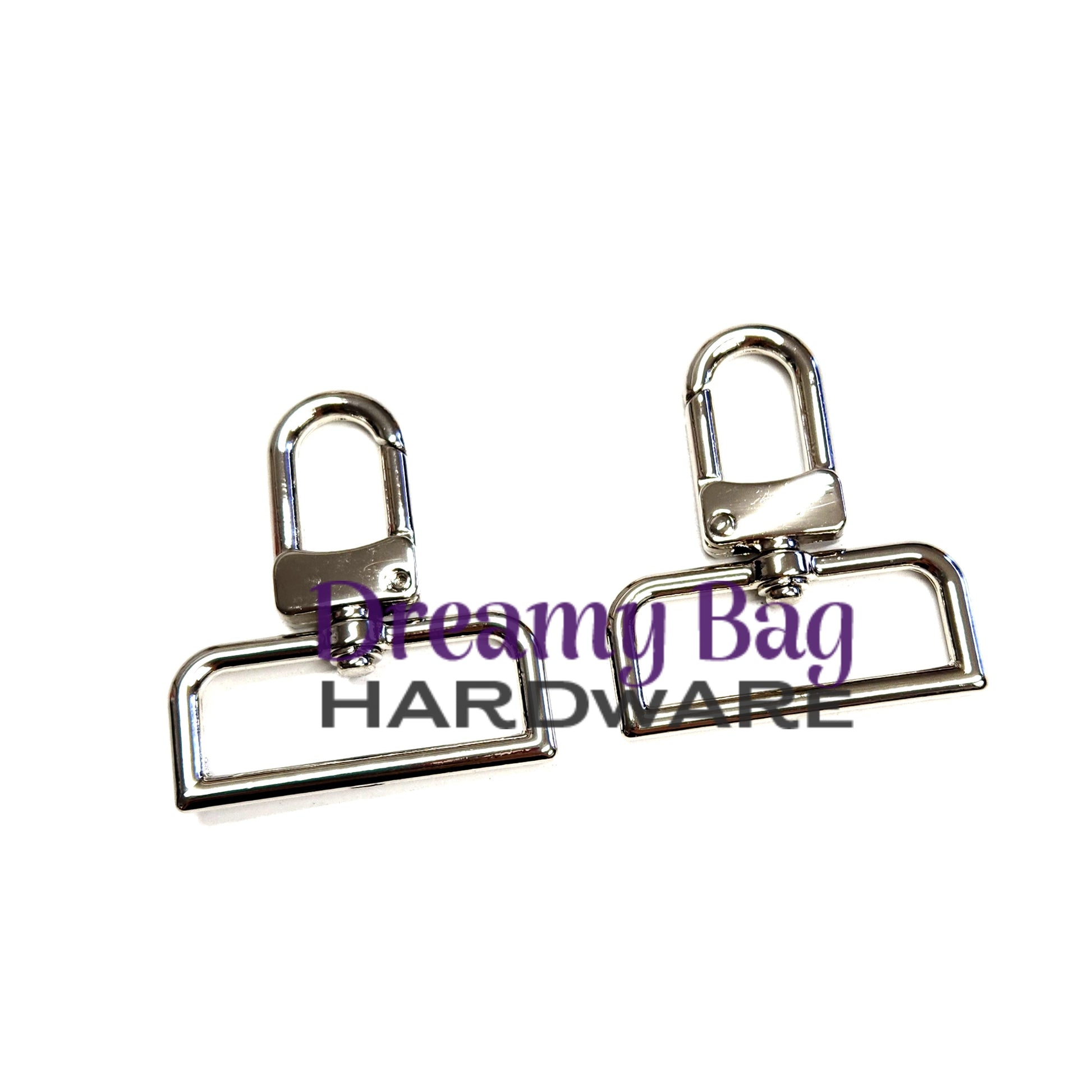 38mm (1.5") Slim Swivel Snap Clips