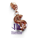 #3 and #5 Zipper Pull Dollar Sign
