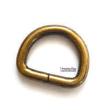 20mm (3/4") D rings