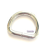 20mm (3/4") D rings