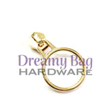 #3 and #5 Zipper Pull Circle