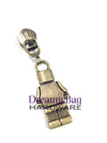 #5 Zipper Pull Block Man