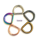 20mm (3/4") D rings