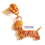 #5 Glidelåstrekk Dachshund Hund (Spesialdesignet)