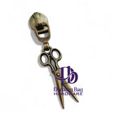 #5 Zipper Pull Antique Scissors
