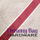 38mm (1.5") Poly/ Cotton Greek Key Canvas Webbing
