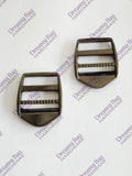 Metallstigeglidere 25 mm (1") 2-pakning