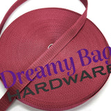 25mm (1") Poly Webbing Solid Colours