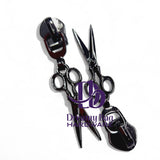 #5 Zipper Pull Antique Scissors