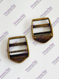 Metallstigeglidere 25 mm (1") 2-pakning