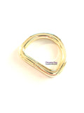 20mm (3/4") D rings