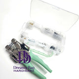 3mm-5mm Hole Punch & Eyelet Setter Kit with Eyelets in a Case