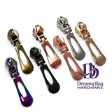 #3 and #5 Zipper Pull Tear Drop
