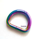20mm (3/4") D rings