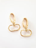 25 mm (1") oval svingklemme, oval stroppkobling