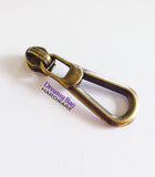 #3 and #5 Zipper Pull Pearl Drop