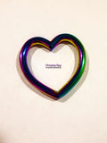 25mm (1") Heart Rings