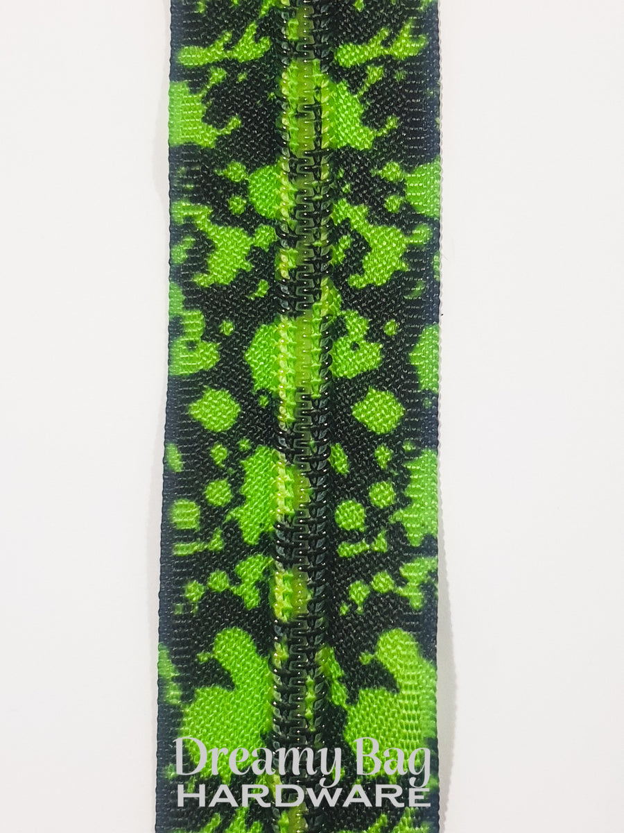 5 Zipper Tape splatter with nylon teeth Dreamy Bag Hardware Pty Ltd