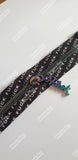 #5 Zipper Tape Swear Fuck Zipper Tape with Black nylon teeth