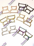 25mm/38mm (1"/1.5") 8 Shaped Strap D Connector