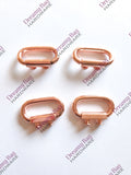 25 mm (1") oval tynn stroppkobling, 4-pakning (spesiallaget)
