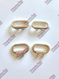 25 mm (1") oval tynn stroppkobling, 4-pakning (spesiallaget)