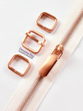 Brushed Rose Gold Hardware