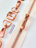 Brushed Rose Gold Hardware