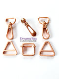 Brushed Rose Gold Hardware