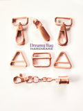Brushed Rose Gold Hardware