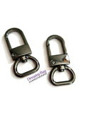 15 mm tynne, svingbare trykknappklemmer
