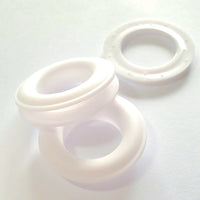 20mm Kunststoffösen Weiß