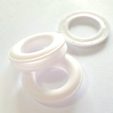 20mm Kunststoffösen Weiß