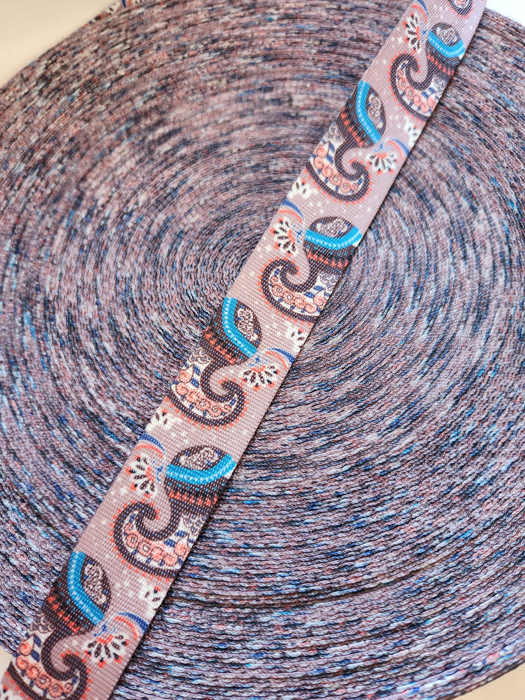 25mm (1") Seatbelt Webbing Printed Designs