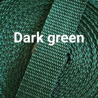 25mm (1") Poly Webbing Solid Colours
