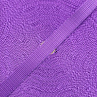 25mm (1") Poly Webbing Solid Colours