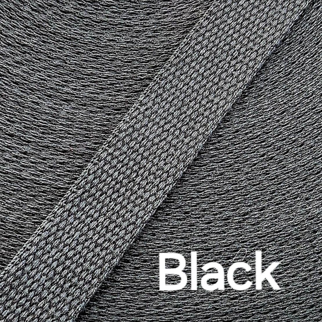 25mm (1") Cotton Canvas Webbing (Aus Made) Thicker
