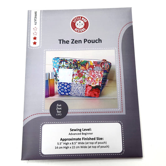 Papiermuster „The Zen Pouch“ von Little Moo Designs