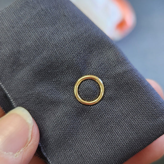 10mm Metal Ring Snaps 50 Pack